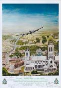 At last, Nearly home print by Reg Payne. Signed by 5 including Johnson, Mcdonald, Parkins,