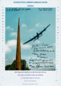 International Bomber Command Centre Lincoln - Commemorating the Unveiling 02nd October 2015,