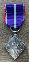 Queen Elizabeth II Jubilee Medal 1952 - 2012 awarded to C/Sgt Evernden (Diamond Shaped), good