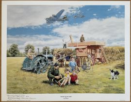 Friends Far From Home By Trevor Mitchell, Large Colour Print, Signed by Teddy Kirkpatrick, approx