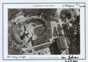 Peenemunde, V2 Test Stands, Test Stand 7, V2 Launch Pad, Prior to Bombing, Black and White Photo