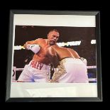 Kubrat Pulev 13x13 inch framed and mounted colour photo unsigned. Good condition. All autographs