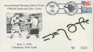 Eder Jofre signed FDC. 7/6/92 NY postmark. Good condition. All autographs come with a Certificate of