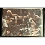 Carl Frampton signed 12x8 inch overall framed colour photo. Carl Frampton MBE (born 21 February