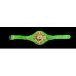 Oscar de la Hoya signed replica WBC belt. Good condition. All autographs come with a Certificate