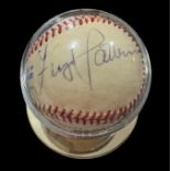 Floyd Patterson signed Baseball with Display Case. Floyd Patterson (January 4, 1935 - May 11,