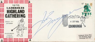 Joe Bugner signed Highland Gathering FDC. 4/9/76 Edinburgh postmark. Good condition. All