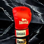 Michael Watson signed red Lonsdale boxing glove. Michael Watson MBE (born 15 March 1965) is a