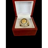 Manny Pacquiao v Floyd Mayweather 2/5/2015 commemorative championship ring in presentation box. Good