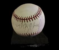 Gerry Cooney signed baseball in display case. (born August 24, 1956) is an American former