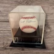 Floyd Patterson signed Baseball with Display Case. Floyd Patterson (January 4, 1935 - May 11,