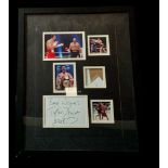 Tyson Fury 22x18 inch overall framed and mounted signature piece includes signed album page and