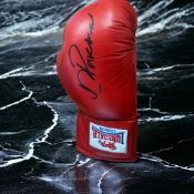 Joseph Parker signed red Lonsdale boxing glove. Joseph Dennis Parker, OM (born 9 January 1992) is
