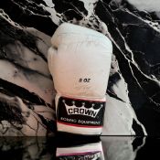 Charlie Magri, Billy Walker and two other multi signed Crown boxing glove. Good condition. All