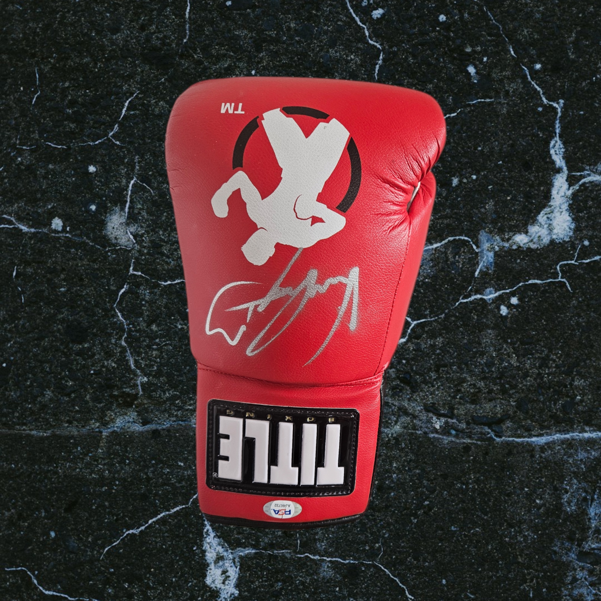 Ryan Garcia signed red Title boxing glove. Ryan Garcia (born August 8, 1998) is an American