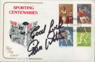 Jim Watt signed Sporting Centenaries FDC. 10/10/80 London FDI postmark. Good condition. All