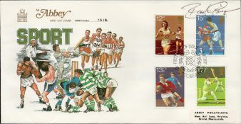Gerry Cooney signed Sport FDC. 10/10/180 Cardiff FDI postmark. Good condition. All autographs come