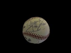 Manny Pacquiao signed baseball in display case. December 17, 1978) is a Filipino politician and