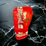 Sugar Ray Leonard and Roberto Duran signed red Lonsdale boxing glove. Ray Charles Leonard (born