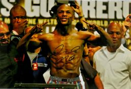 Floyd Mayweather Jr signed 12x8 inch colour photo. Good condition. All autographs come with a