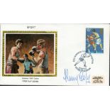 Henry Cooper signed FDC. Good condition. All autographs come with a Certificate of Authenticity.