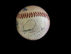 Howard Davis Jnr signed baseball in display case. (February 14, 1956 - December 30, 2015) was an