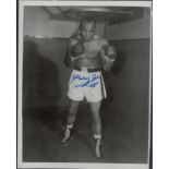 Jersey Joe Walcott signed 10x8 inch vintage black and white photo. Good condition. All autographs