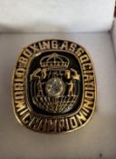 Livingstone Bramble 1/6/1984 World Boxing Association Championship commemorative ring in