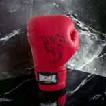 Frank Bruno signed red Lonsdale boxing glove. Franklin Roy Bruno, MBE (born 16 November 1961) is a