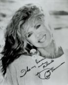 Connie Stevens signed 10x8 inch black and white vintage photo. Good condition. All autographs come