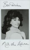 Nanette Newman signed 6x4 black and white photo. Good condition. All autographs come with a