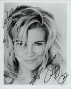 Kim Bassinger signed 10x8 inch black and white photo. Good condition. All autographs come with a