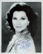 Debra Paget signed 10x8 inch black and white photo. Good condition. All autographs come with a
