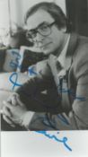 Michael Caine signed 6x3 inch black and white photo. Good condition. All autographs come with a