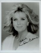 Linda Evans signed 10x8 inch black and white photo. Good condition. All autographs come with a