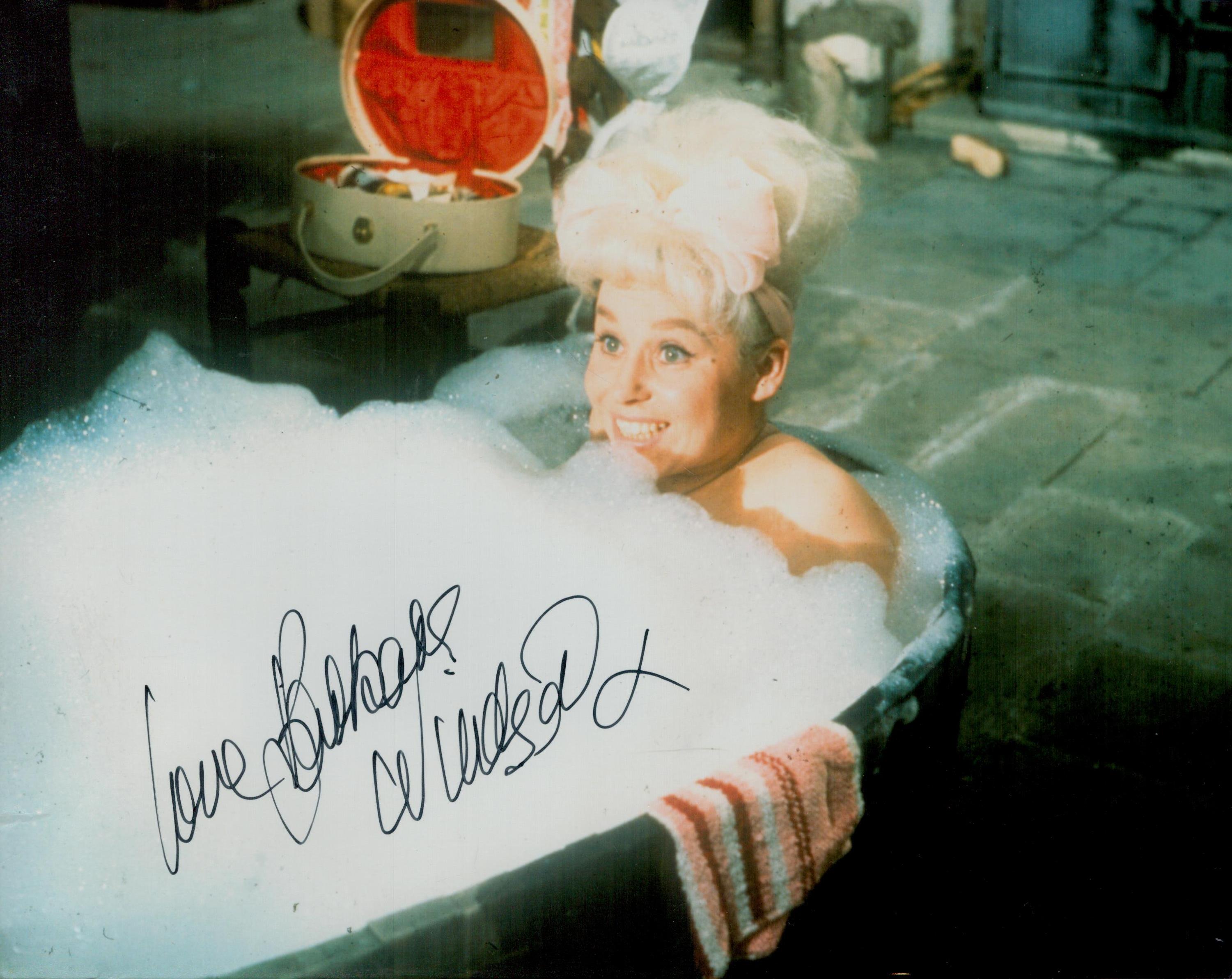 Barbara Windsor signed 10x8 inch colour photo. Good condition. All autographs come with a
