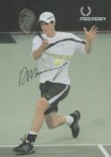 Andy Murray signed 6x4 inch Fred Perry colour promo photo. Good condition. All autographs come