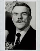 Windsor Davies signed 10x8 inch black and white photo dedicated. Good condition. All autographs come