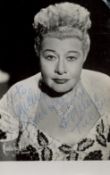 Sophie Tucker signed 6x4inch black and white photo. Dedicated. Good condition. All autographs come