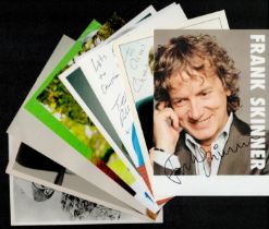 TV/Entertainment collection 10 signed photos includes some great names Claude Dampier, Victoria