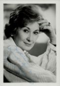 Dinah Sheridan signed 6x4inch black and white photo. Dedicated. Good condition. All autographs