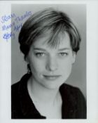 Kerry Fox signed 10x8 inch black and white photo dedicated. Good condition. All autographs come with