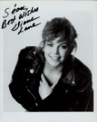 Diane Lane signed 10x8 inch black and white photo dedicated. Good condition. All autographs come