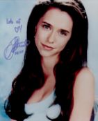 Jennifer Love Hewitt signed 10x8 inch colour photo. Good condition. All autographs come with a