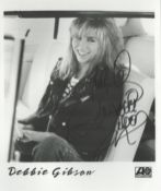 Debbie Gibson signed 10x8 inch black and white promo photo. Good condition. All autographs come with