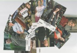 TV Eastenders collection 14, assorted signed promo photos featuring cast members past and present