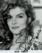 Renne Russo signed 10x8 inch black and white promo photo. Good condition. All autographs come with a