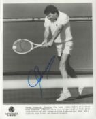 Jimmy Connors signed 10x8 inch black and white promo photo. Good condition. All autographs come with
