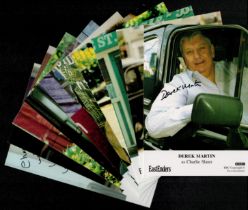 TV Eastenders collection 10, assorted signed promo photos featuring the Slater family includes