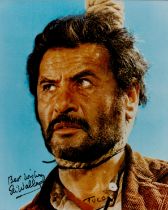 Eli Wallach signed 10x8 inch colour photo. Good condition. All autographs come with a Certificate of